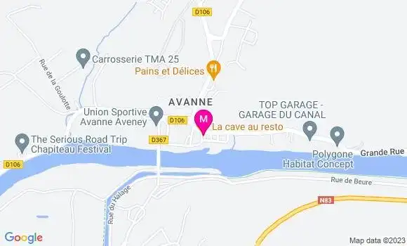 Localisation Restaurant  La Cave au Resto