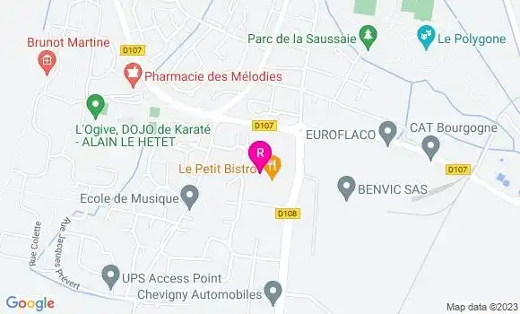 Localisation Le Petit Bistrot