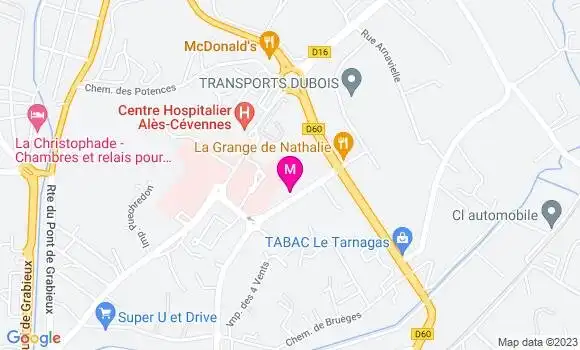 Localisation Restaurant  Chez Tante Berthe