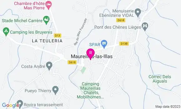 Localisation Restaurant  66 sur Vins