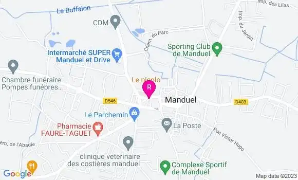 Localisation Restaurant  Le Nicolo