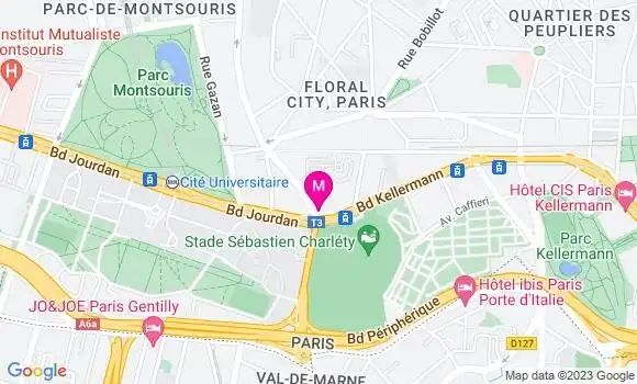 Localisation Restaurant  Le Gentilly