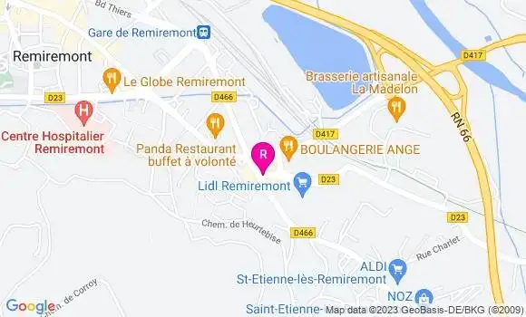 Localisation Restaurant  Côte et Braise