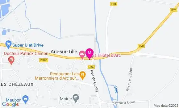 Localisation Restaurant  La Maison des Bonnes Vies