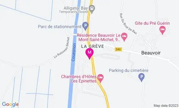 Localisation Restaurant de la Galette