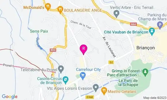 Localisation Restaurant  Le Quinze Neuf