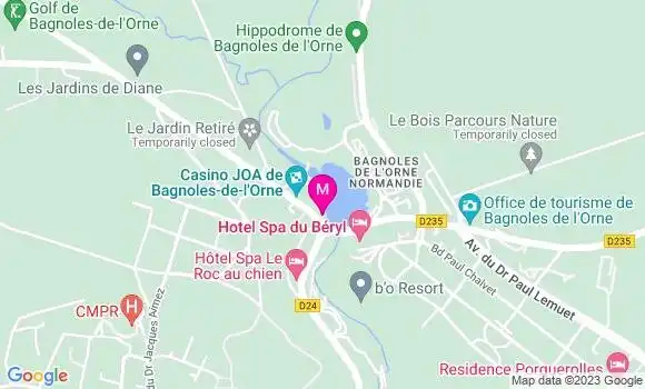 Localisation Restaurant  Le Café de Paris