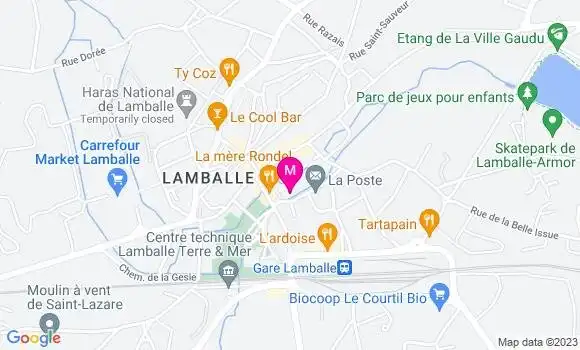 Localisation Pizzeria Le Prieuré
