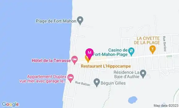 Localisation Brasserie La Flambée