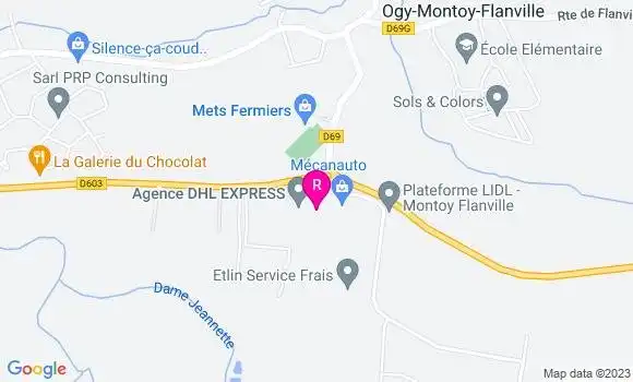Localisation Restaurant  Le Relais de la Planchette