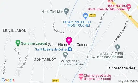 Localisation Auberge Edelweiss