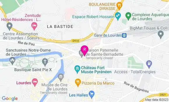 Localisation Brasserie La Croix de Lorraine