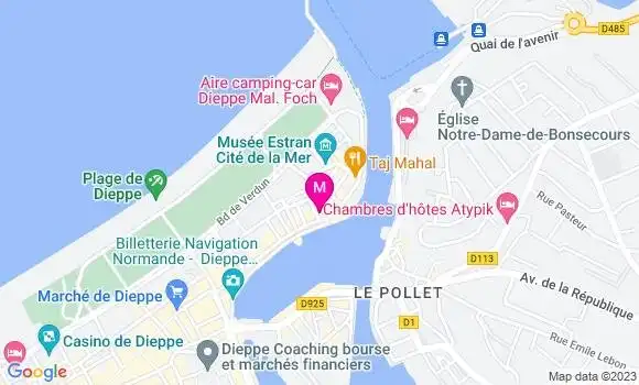 Localisation Restaurant  La Marine