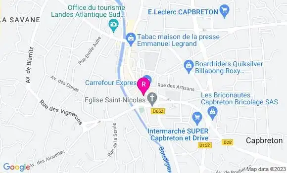 Localisation Restaurant  Café de la Place