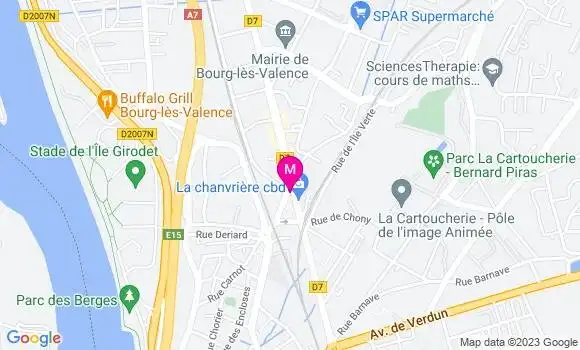 Localisation Pizzeria Le Bourcain