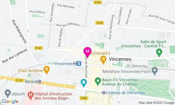 Localisation Pizzeria Paola