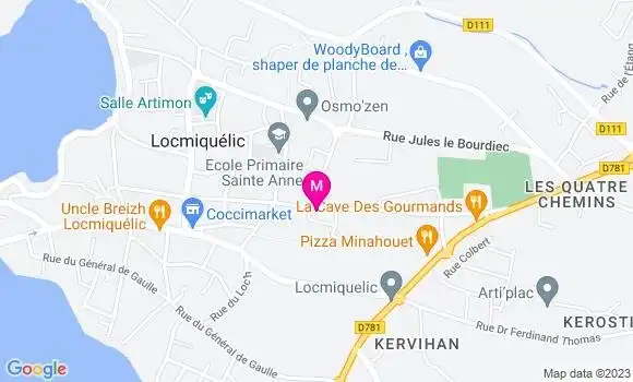 Localisation Restaurant  La Cave des Gourmands