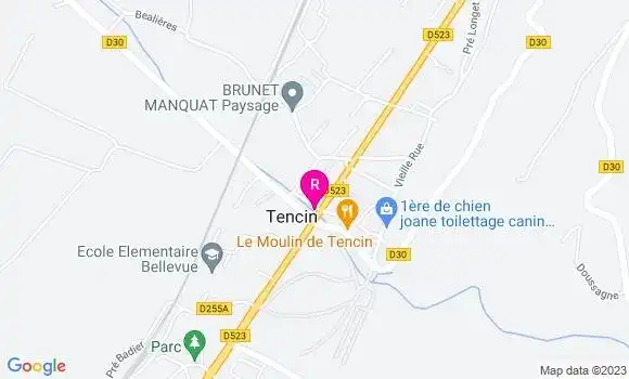 Localisation Restaurant  Le Ruisseau Gourmand