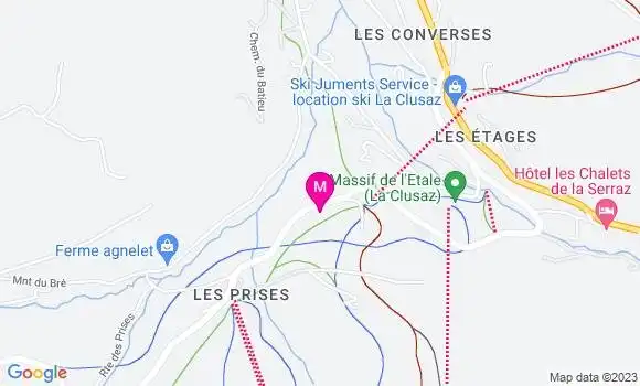 Localisation Restaurant  Les Joux