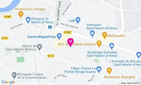 Localisation Restaurant  L