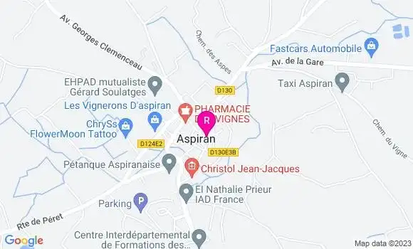 Localisation Restaurant  Café de la Poste