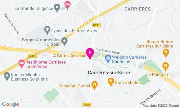 Localisation Restaurant  A Côté