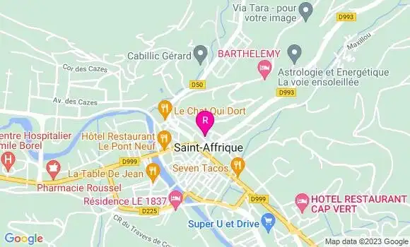 Localisation Restaurant  La Boria