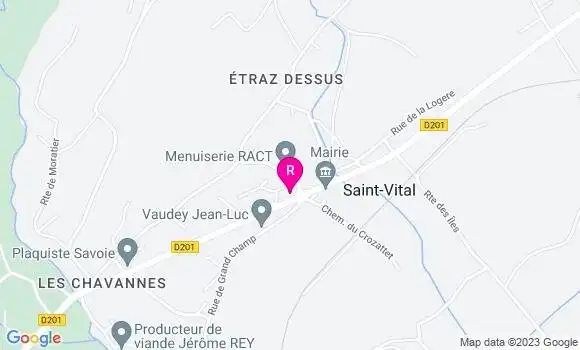 Localisation Brasserie le Sporting