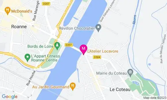 Localisation Restaurant  L