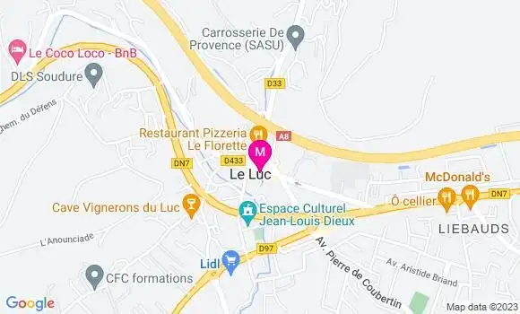 Localisation Restaurant Italien Della Nonna