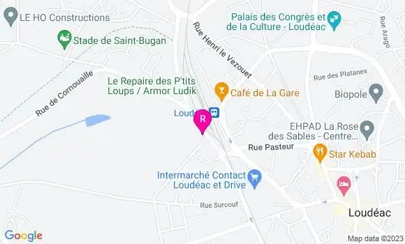 Localisation Restaurant  La Grande Ourse