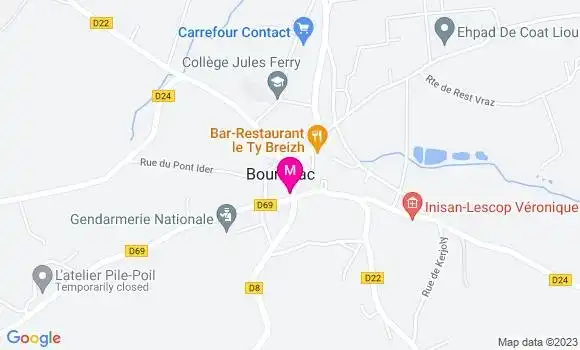Localisation Restaurant  Oscar Road