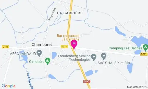 Localisation Restaurant  La Bergerie