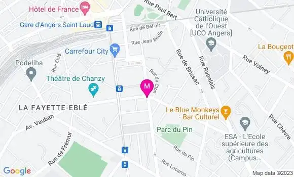 Localisation Le Bistrot de Louise