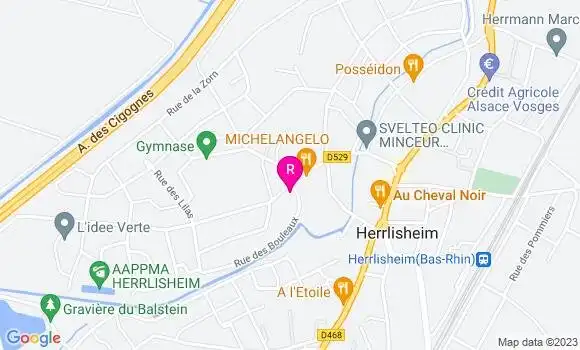 Localisation Restaurant  Michelangelo