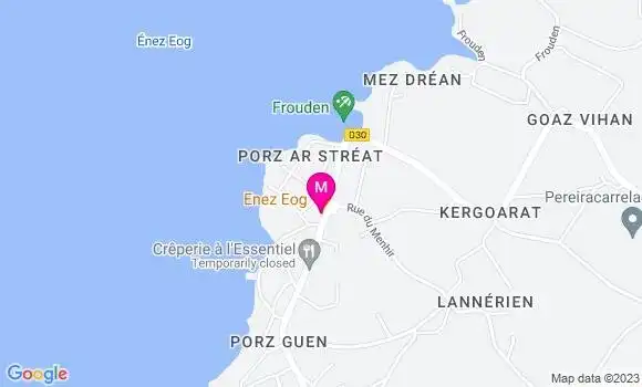 Localisation Restaurant Italien Enez Eog