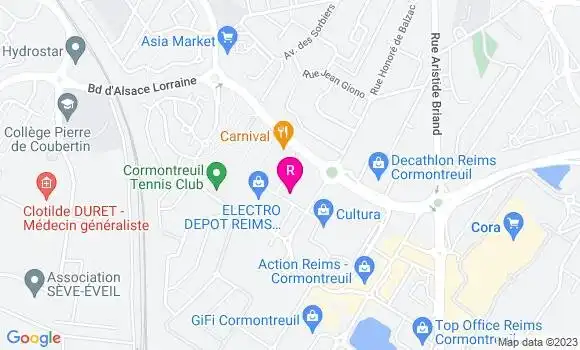 Localisation Restaurant  L