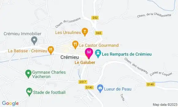 Localisation Restaurant  Le Galuber