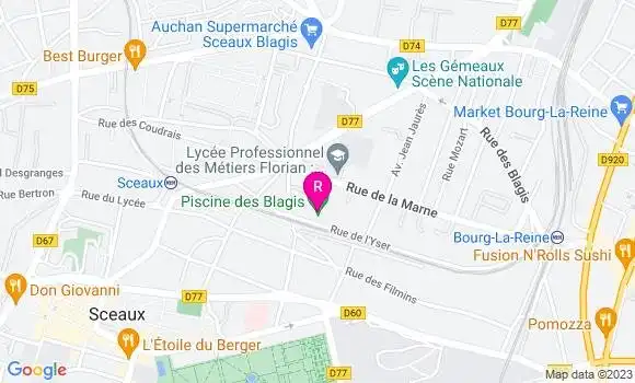Localisation Restaurant  Club House