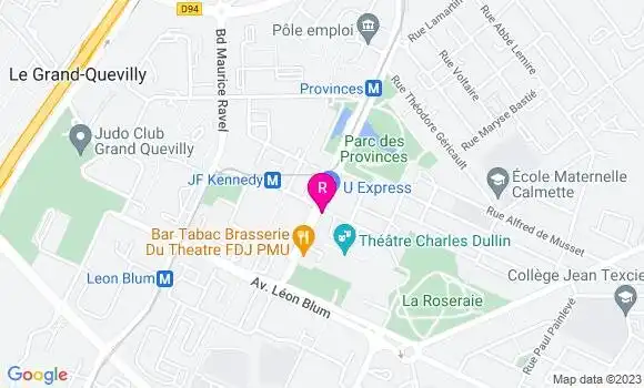 Localisation Restaurant Bar Café des Provinces