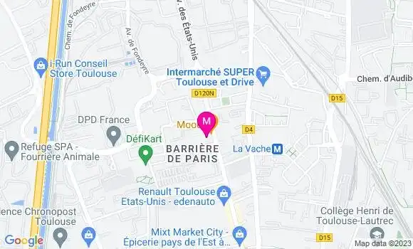 Localisation Restaurant  Mood