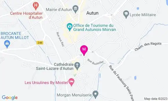 Localisation Restaurant  Le Saint Augustin