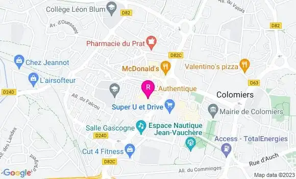 Localisation Restaurant  La Parisienne