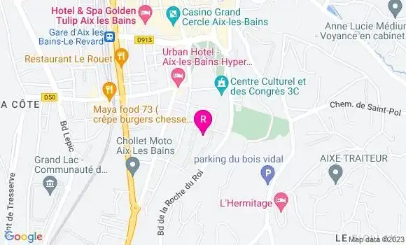 Localisation Restaurant  Les Aigues Blanches
