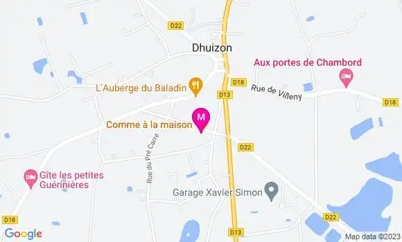 Localisation Restaurant  Comme à la Maison