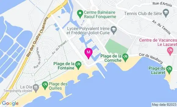Localisation Restaurant  L