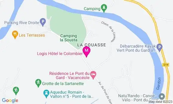 Localisation Restaurant Hôtel Le Colombier