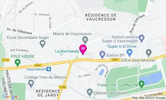 Localisation Restaurant  Le Bogart