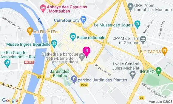 Localisation Restaurant  Garden Ice Café