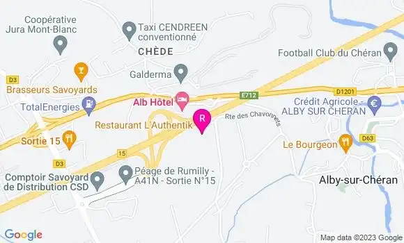 Localisation Restaurant  L